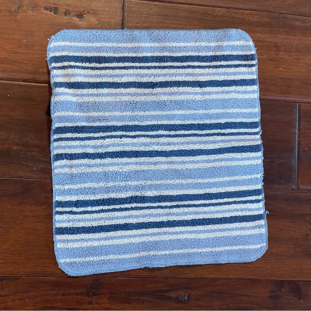 Vtg Ralph Lauren Blue Label blue striped washcloth